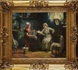 Les Dentellieres by Edward Antoon Portielje