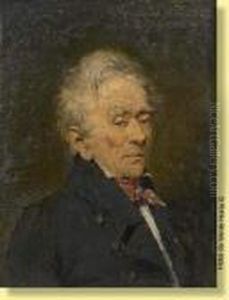 Portrait D'homme by Edward Antoon Portielje