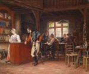 Eine Angeregte Unterhaltung by Gerard Portielje