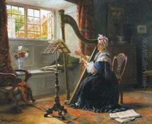 De Harpspeelster - La Harpiste (1903)