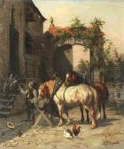 In The Courtyard In The Courtyard