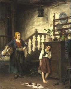The Broken Milk Pitcher by Gerard Portielje