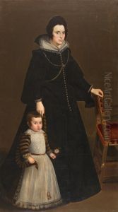 Dona Antonia de Ipenarrieta y Galdós and her Son Luis c. 1631