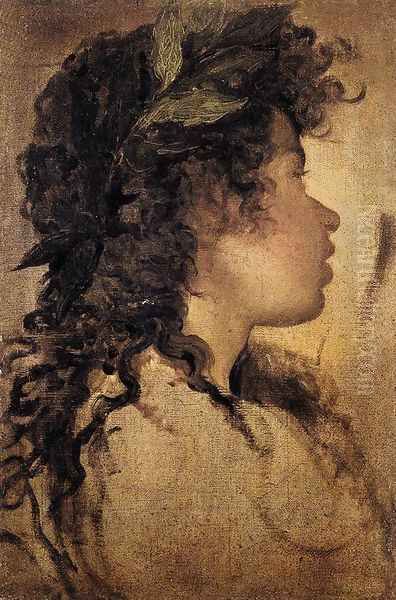 Study for the head of Apollo 1630 - view 1