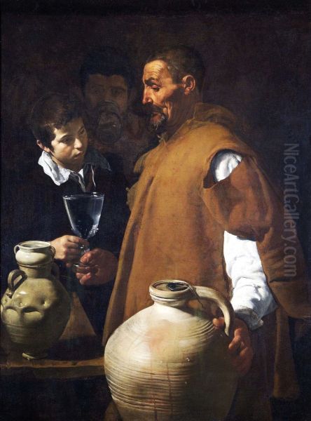The Waterseller of Seville 1623 by Diego Rodriguez de Silva y Velazquez