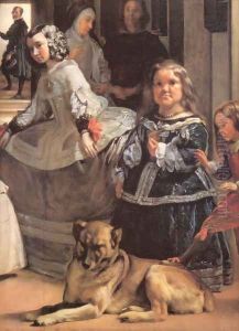 Las Meninas [detail] by Diego Rodriguez de Silva y Velazquez