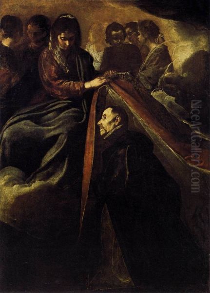 St Ildefonso Receiving the Chasuble from the Virgin c. 1620 - view 1