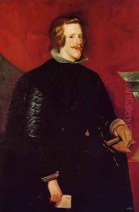 Philip IV I by Diego Rodriguez de Silva y Velazquez