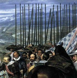 The Surrender of Breda (detail-4) 1634-35 by Diego Rodriguez de Silva y Velazquez