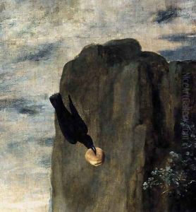 St Anthony Abbot and St Paul the Hermit (detail) c. 1635 by Diego Rodriguez de Silva y Velazquez