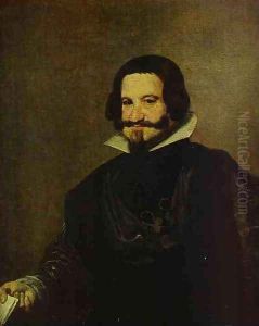 Portrait of Caspar de Guzman, Count of Olivares, Prime Minister of Philip IV by Diego Rodriguez de Silva y Velazquez