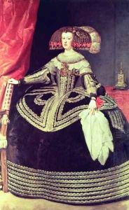Queen Maria Anna of Spain by Diego Rodriguez de Silva y Velazquez