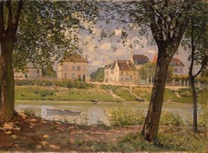 Village On The Banks Of The Seine Villeneuve La Garenne