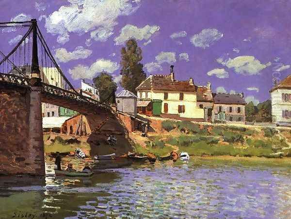 The Bridge at Villeneuve-la-Garenne 1872 - view 1