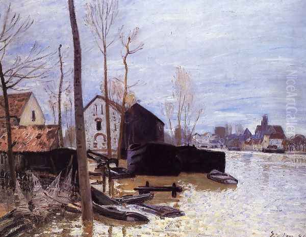 Flooding at Moret - view 1