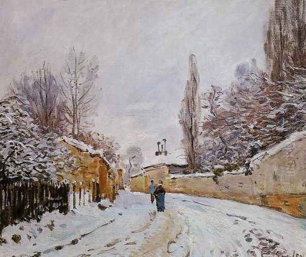 Road under Snow, near Louveciennes, 1876 - view 1