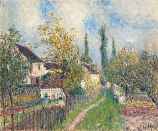 A Path at Les Sablons - view 1