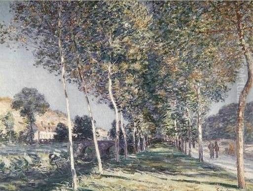 A Road in Louveciennes, 1883 - view 1
