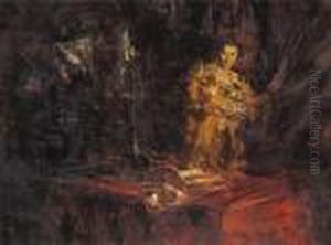 Figura In Un Interno by Luca Postiglione