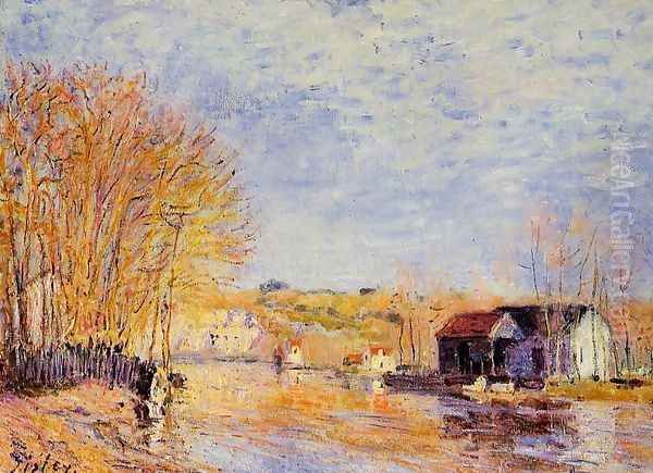 High Waters at Moret-sur-Loing - view 1