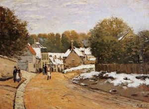 Early Snow at Louveciennes 1870-71