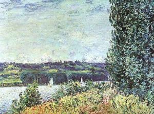 Banks of the Seine, Wind Blowing