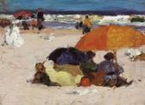 At The Beach by Edward Henry Potthast