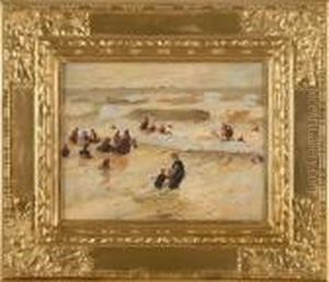 A Summer Afternoon At The Beach by Edward Henry Potthast