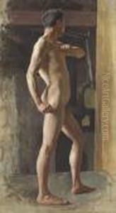 Standing Male Nude by Edward Henry Potthast
