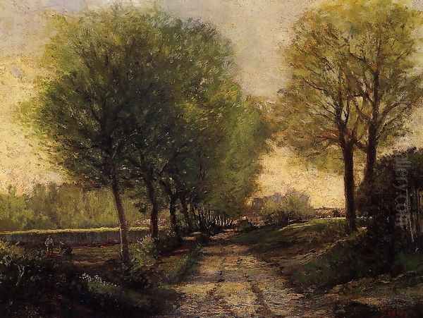 Lane Near A Small Town - view 1
