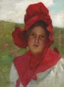 Girl In A Red Bonnet