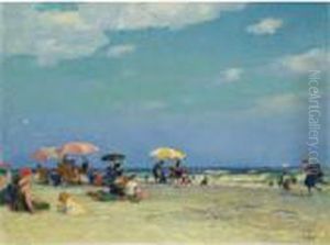 Beach Scene by Edward Henry Potthast