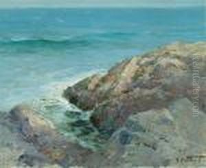 View Of A Rocky Coast by Edward Henry Potthast