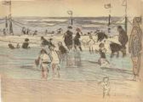 Figures At The Beach - view 1