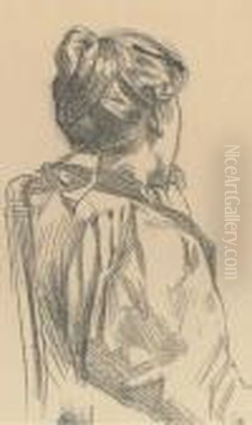Woman Seated, Three-quarter View - view 1