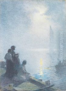 Moonlight Scene by Edward Henry Potthast
