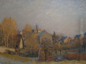 Frost In Louveciennes by Alfred Sisley
