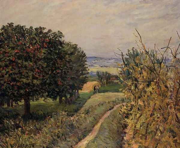 Among the Vines near Louveciennes - view 1
