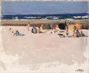 On The Beach by Edward Henry Potthast