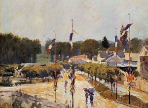 Fete Day At Marly Le Roi Formerly The Fourteenth Of July At Marly Le Roi