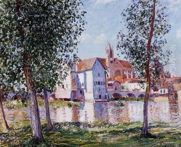 Moret Sur Loing In Morning Sun - view 1