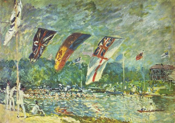 Regatta at Molesey, 1874 - view 1