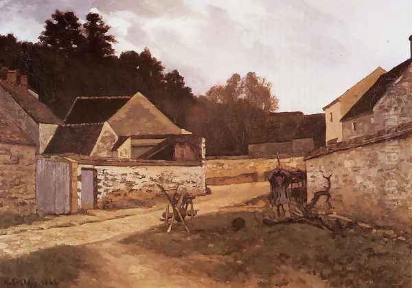 Village Street In Marlotte - view 1