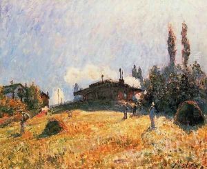 Station At Sevres by Alfred Sisley