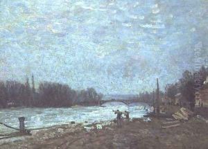 After the Thaw, the Seine at Suresnes Bridge, 1880