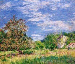 Orchard in Spring I by Alfred Sisley