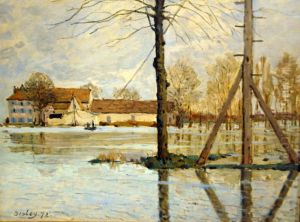 Ferry To The Ile De La Loge Flood