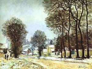 Snow at Louveciennes 1874 by Alfred Sisley