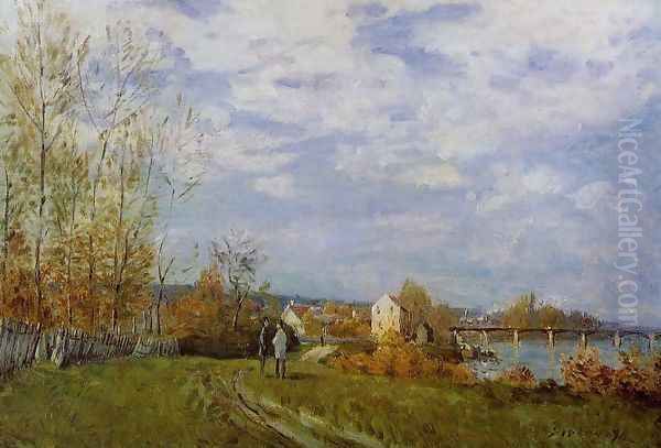 Banks of the Seine at Bougival - view 1