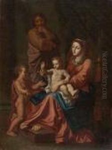 Die Heilige Familie Mit Dem Jesusknaben by Nicolas Poussin